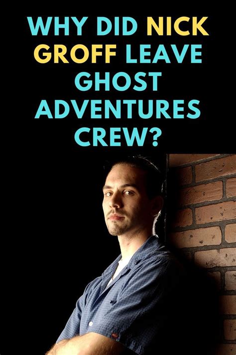 ghost adventures fake|why did nick groff leave ghost adventures.